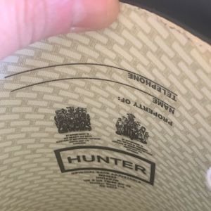 Hunter Boots tall. Navy Blue.